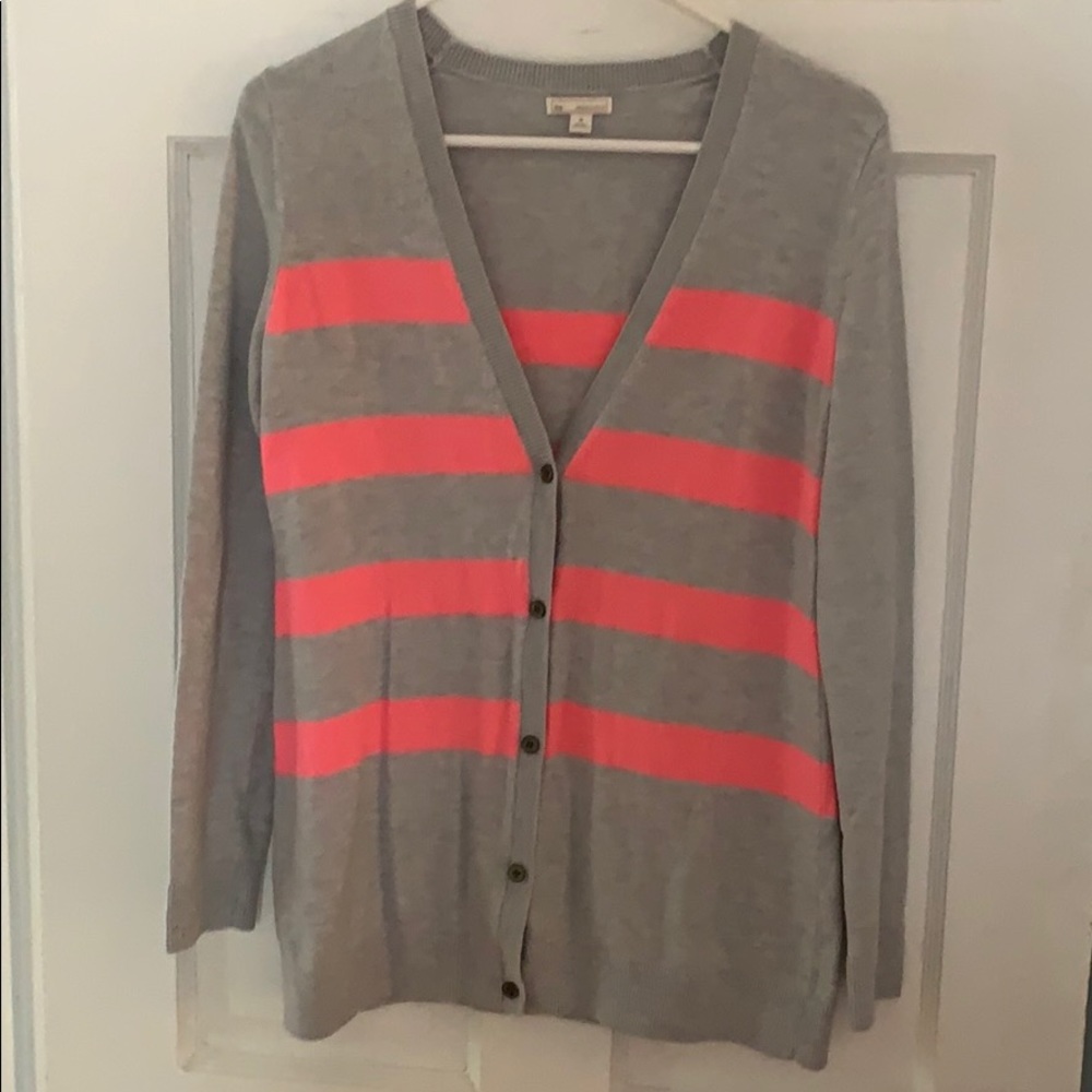 Gap striped cardigan size M